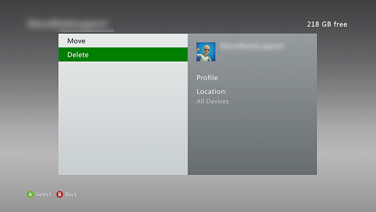 How do you delete your Xbox profile?