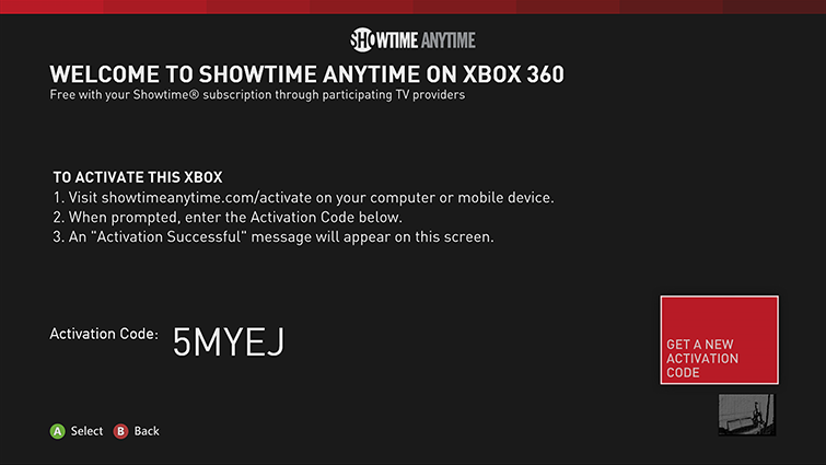 showtime anytime won t activate