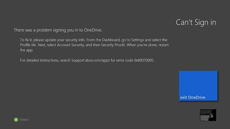 xbox one onedrive download