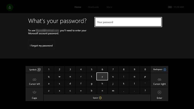 can i change password for xbox but not microsoft account